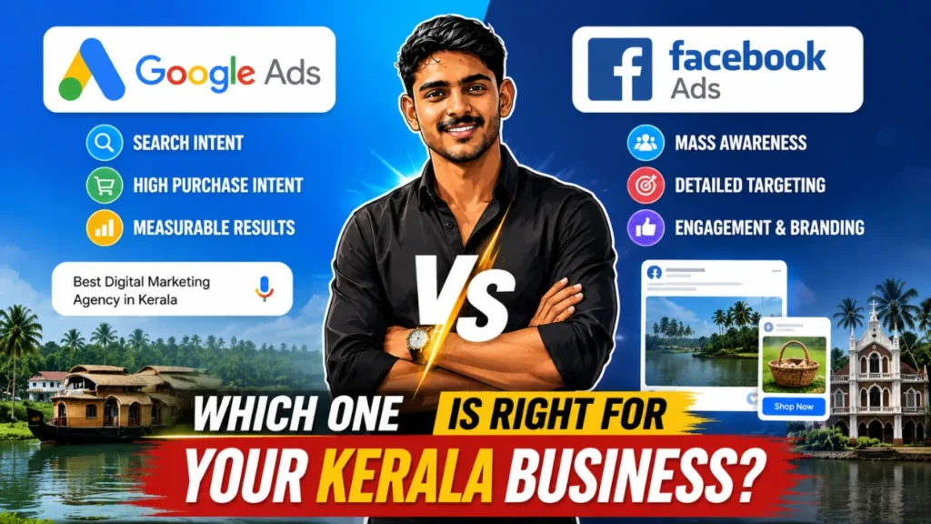 Google Ads vs Facebook Ads: Which One is Right for Your Kerala Business?